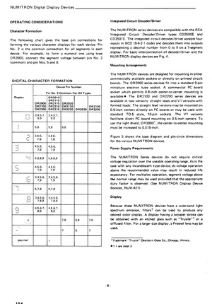 Numitron Data, CLICK for a bigger PIC!