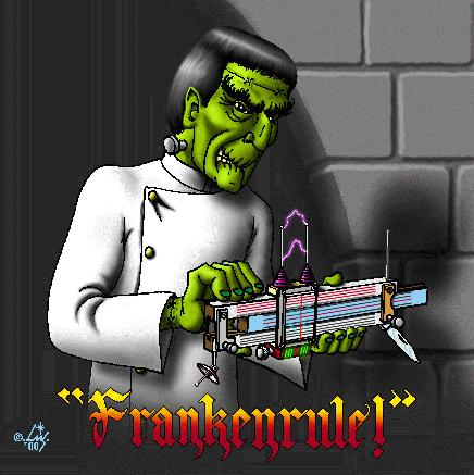 Frankenrule was drawn by Larry Stewart!