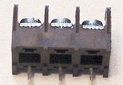 Augat/RDI 3 screw terminal block