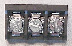 Augat/RDI 3 screw terminal block