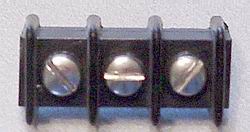 Curtis 3 screw terminal block
