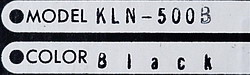 KLN-500B