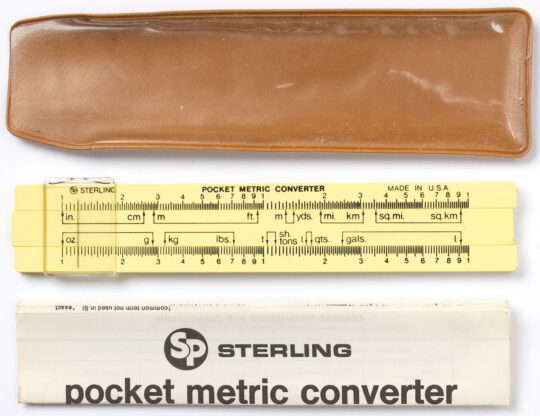 Sterling Pocket Metric Converter