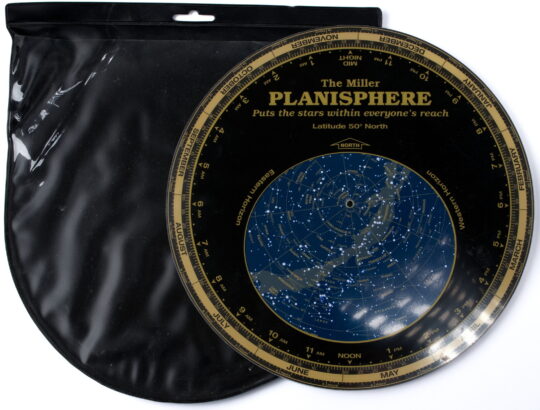 The Miller Planisphere Star-Finder, Latitude 50 North