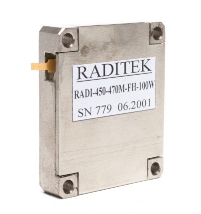 RADITEK RADI-450-470M-FH-100W Drop-in RF Isolator