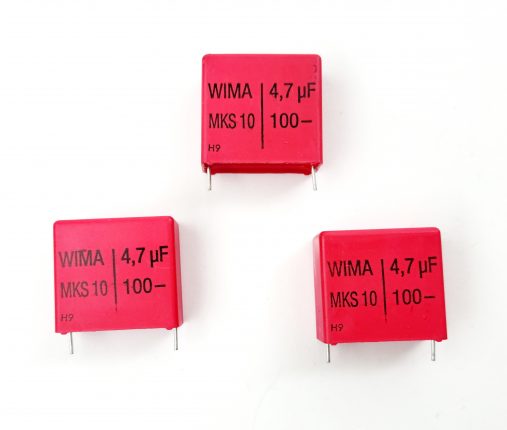WIMA 4,7 µF MKS 10 100- Capacitors