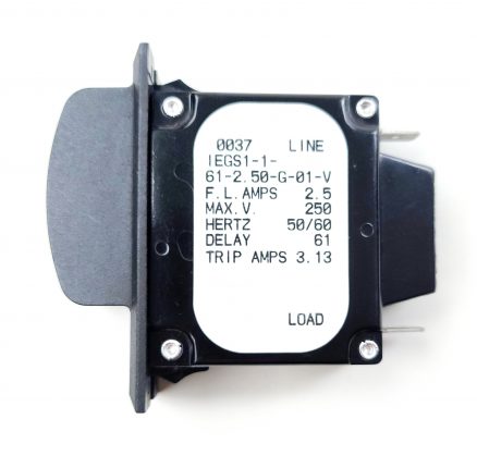 Airpax IEGS1-1-61-2 Circuit Breaker 2.5A 50/60HZ 250V