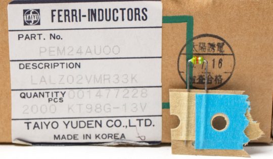 Taiyo Yuden – PEM24AUOO / LALZ02VMR 33K Ferrite Inductors
