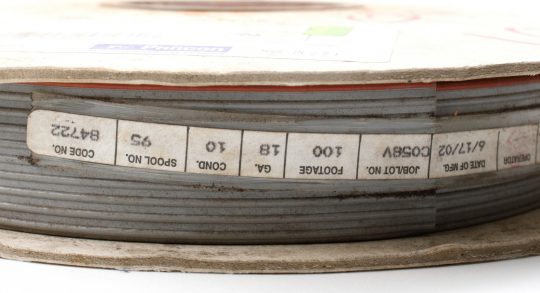 PAN-FLEX 156F18V10CR 300V Ribbon Cable, Spool of 100′
