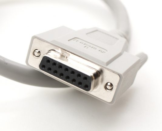 Parker 15 Pin Computer Data Cable, Male-Female, 24″
