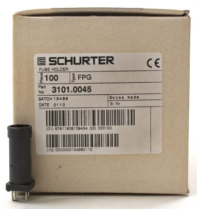 Schurter Fuse Holder 3101.0045, Box of 100