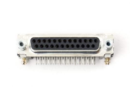 TE Connectivity 788791-1, 25 Pin, Female, Right Angle Connector