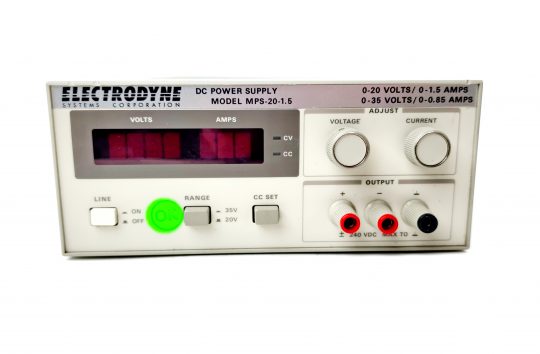 Electrodyne MPS-20-1.5 DC Power Supply