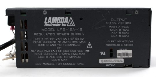 Lambda LFS-45A-48 Regulated Power Supply