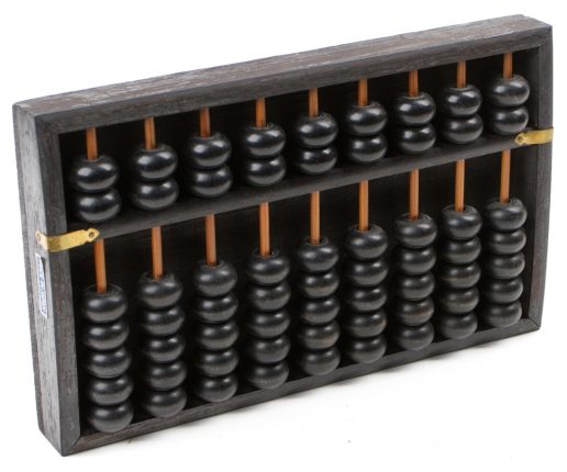 8″ 9 Rod Japanese Abacus (Wood Back)