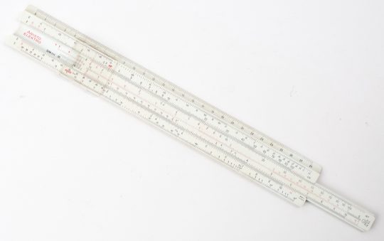 Aristo Elektro 914 Full Size Slide Rule w/Original Split Case (NIB/mint – very unusual rule!)
