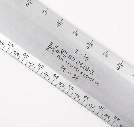K&E 60 0618-1 Metal Drafting Scale