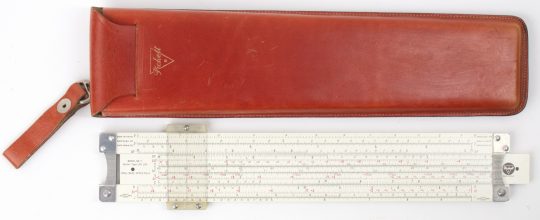 N4-T Vector Type Log Log Dual Base Speed Rule w/ Original Leather Case (Excellent condition)