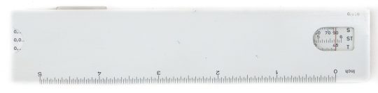 Aristo 89 Pocket Slide Rule w/Leather Slip Case