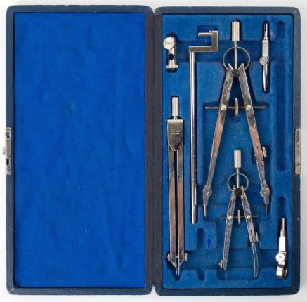 Pickett Drafting Set w/Case (Used, fair condition)