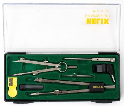 Helix Drafting Set – New, w/Plastic Case