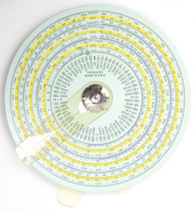 Dietzgen / Post / Gilson Binary Circular Slide Rule w/Case & Manual Reprint (Very good condition)