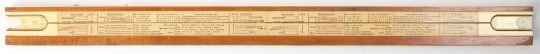 Nestler 21A 22″/20″ Oversize Slide Rule (Rule – good condition, Case – poor condition)