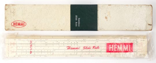 Sun / Hemmi 130W Full Size Slide Rule w/Case (New, some age discoloration)