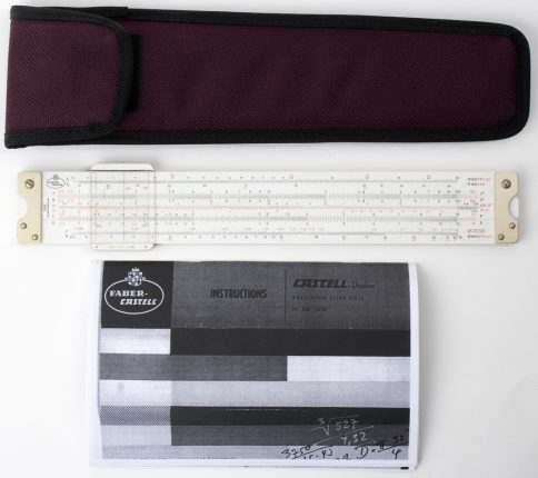 Faber Castell 2/82 (Early version) Full Size Slide Rule w/SRC Nylon Case & Manual Reprint (Excellent condition)