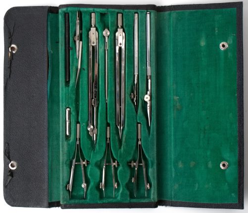 Drafting Set w/Case (manufacturer unknown)