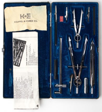 K&E 55-0051 Mk I Drafting Set (New/mint w/case)