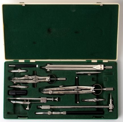 2227 Drafting Set w/Case (good condition)