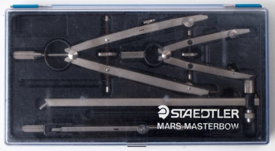 Staedtler Mars Masterbow Drafting Set w/Case (good condition)