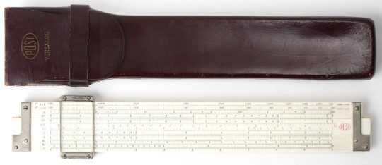 Post 1460 Versalog Full Size Rule w/Leather Case (very good condition)