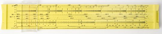 Pickett Microline 140 ES Full Size Slide Rule w/Case & Manual (new/mint)