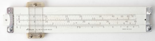 Pickett N200T Pocket Slide Rule w/Leather Pull Tab Case (fair condition)
