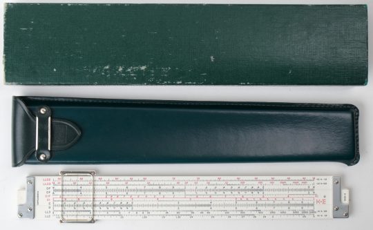 K&E 4181-3 / 68-1256 Full Size Slide Rule w/Box, Case, & Manual (NIB/mint)