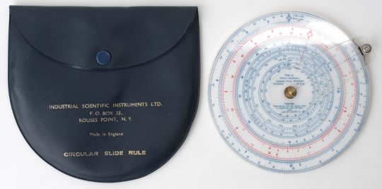 Fearns Conversion Factors Circular Slide Rule