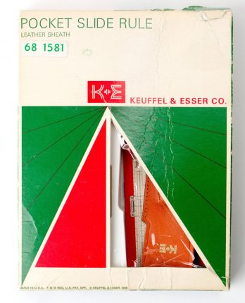 K&E 68-1581 / 4161-1 Jet Math Pocket Slide Rule Box Set (NIB/mint)
