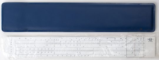 Geotec 341-3630 Full Size Beginner Slide Rule w/Slip Case (New/mint)