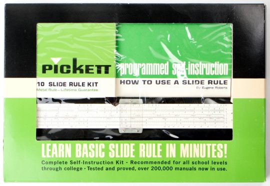 Pickett N1010 K-T Full Size Slide Rule Box Set w/Case & Manual (NIB)