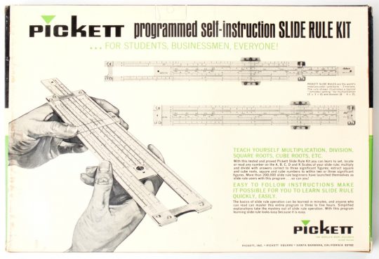 Pickett N1010 K-T Full Size Slide Rule Box Set w/Case & Manual (NIB)