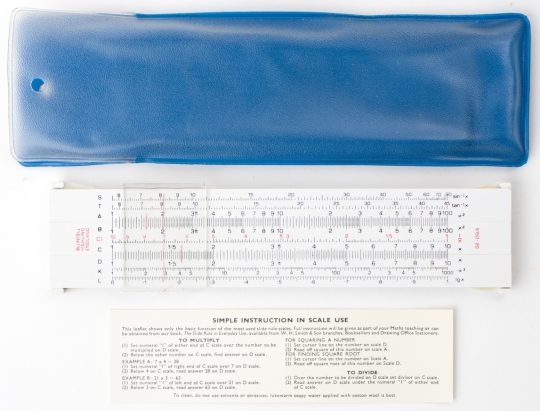 Blundell Harling S150-20 Pocket Slide Rule w/Slip Case & Instructions (new)