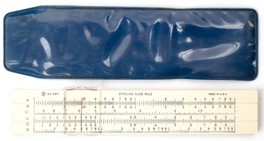 Sterling 587 Pocket Slide Rule w/Slip Case (good condition)