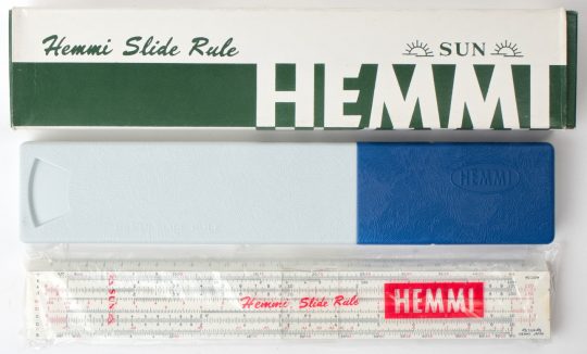 Sun / Hemmi 130W Full Size Slide Rule w/Box, Case & Instructions (NIB)