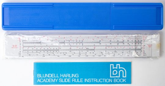 Blundell Harling 905 Academy Duplex Full Size Slide Rule w/Case & Manual (NIB)
