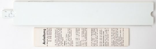 Faber Castell 57/89 Log Log Full Size Slide Rule w/Box, Case, & Manual (NIB, mint)