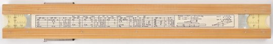 Sun Hemmi No. 45 Pocket Slide Rule w/Case