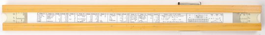 Hughes-Owens (Hemmi) 1768C Full Size Rule w/Case (Mint rule, case in poor condition)