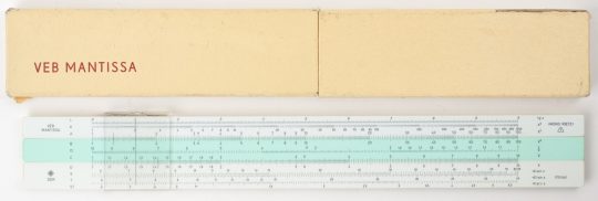 VEB Mantissa Mono Rietz 1731541 Full Size Rule w/Case (Very good condition)